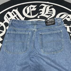 Quiksilver Blue Denim Jorts Jean Shorts